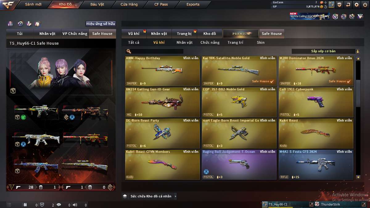 shop acc cf uy tin gia re